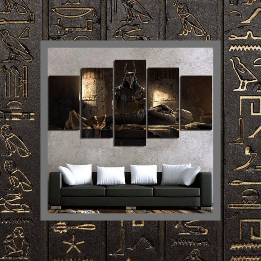 Tableau Sur Toile Égypte Antique - 50x70 Cm - Neuf