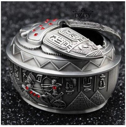 Objet Égyptien <br> Cendrier Scarabée Khepri