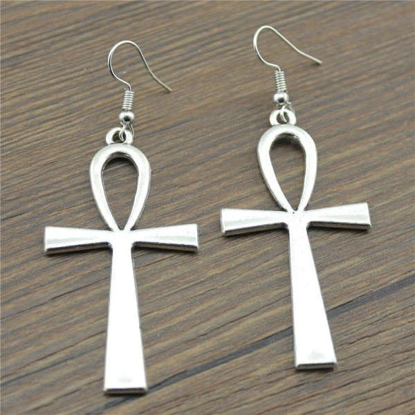 Pendientes egipcios<br> Cruz Ankh
