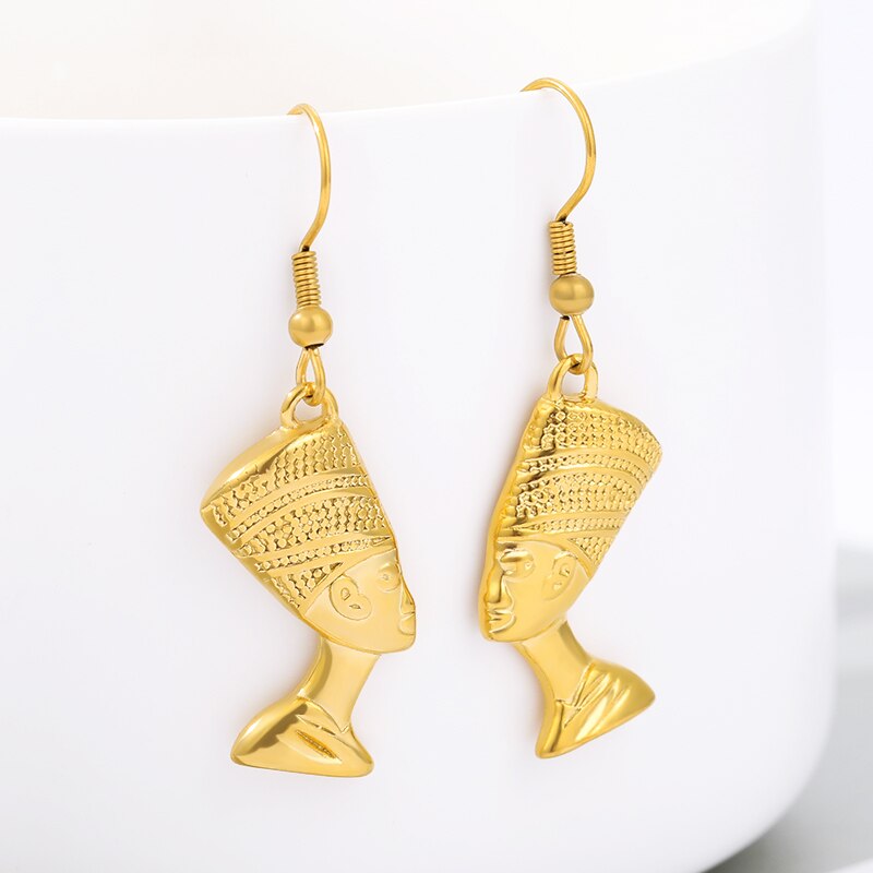 Boucles d'oreilles Égyptienne <br> Nefertiti