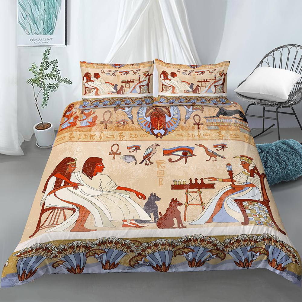 Housse de couette egypte antique