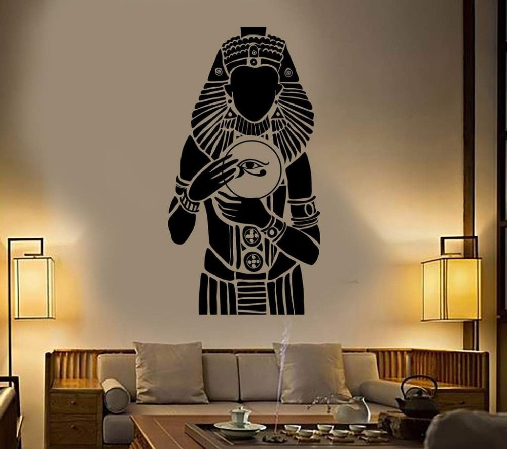 Sticker mural Égyptien <br> Reine Égyptienne Antique
