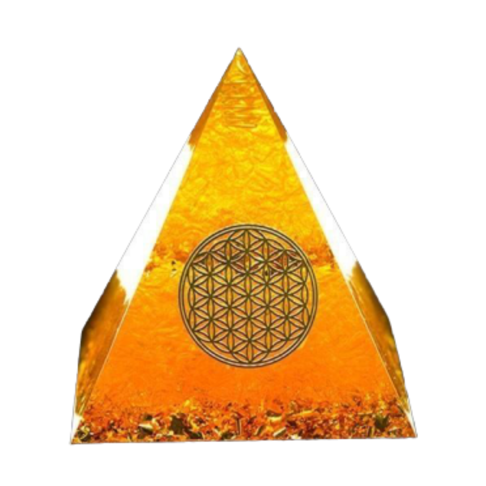 pyramide orgonite citrine