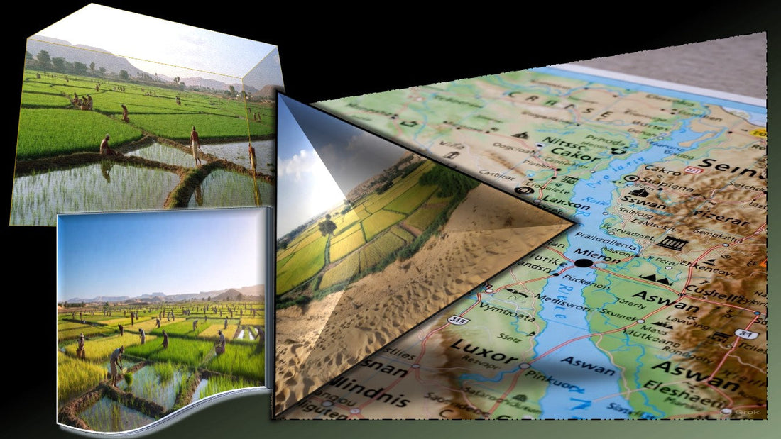 La rizière dans l'ancienne égypte