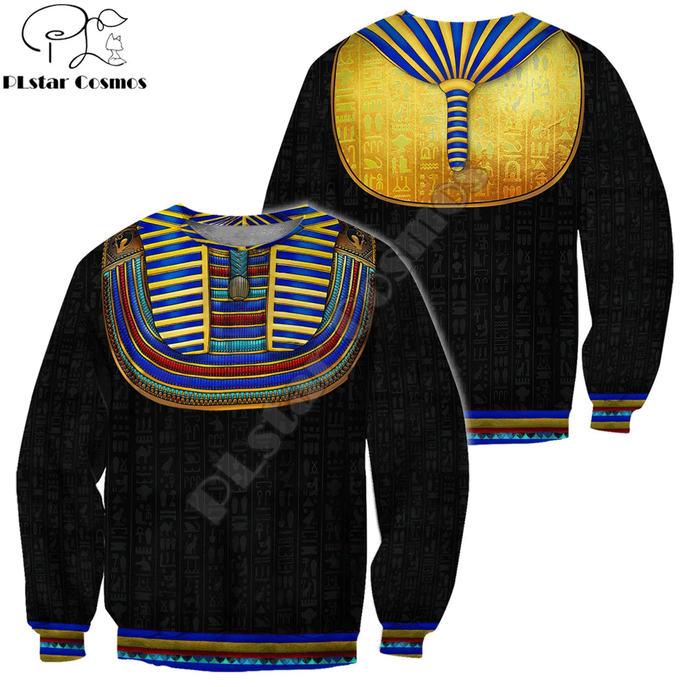 Sweat à capuche coiffe pharaonique