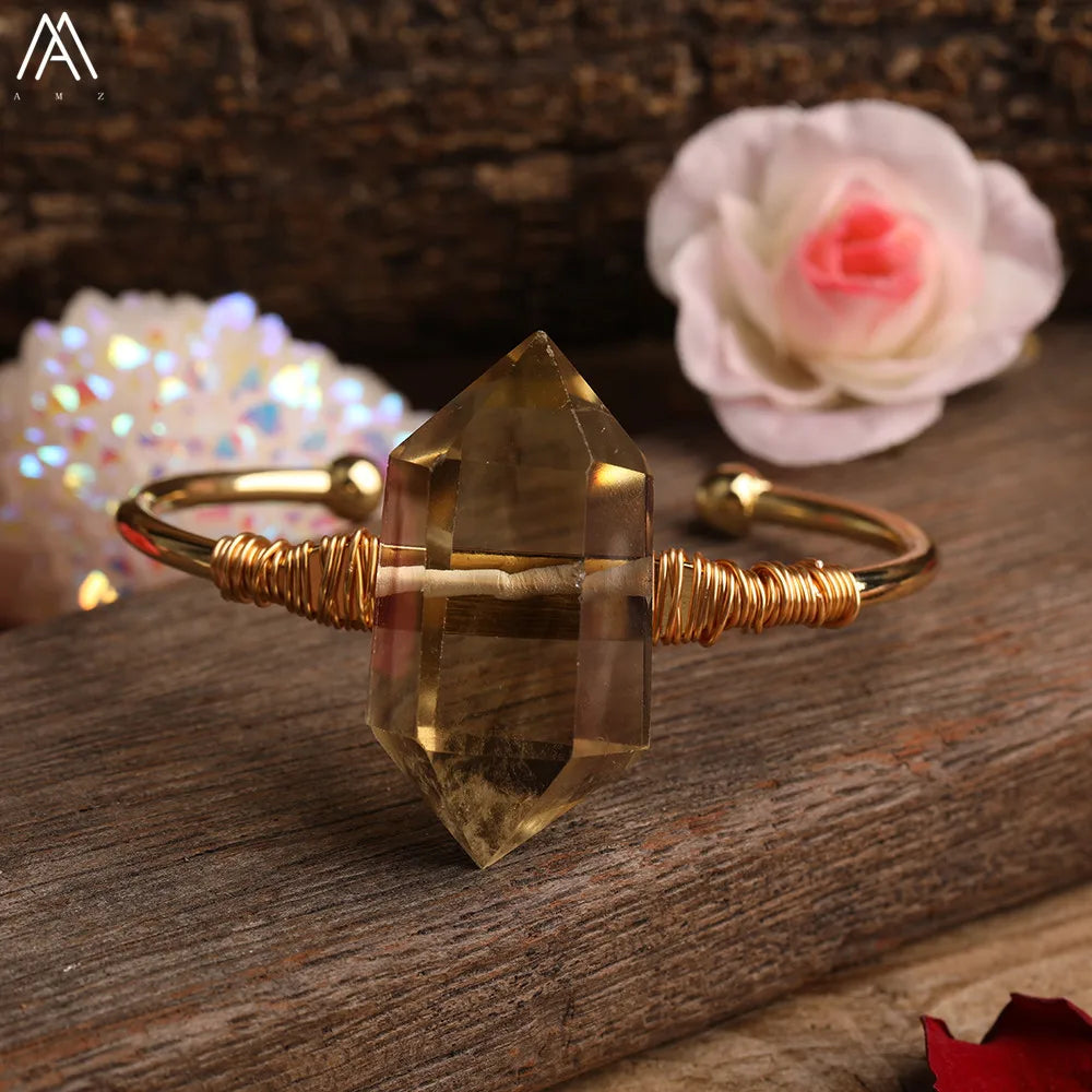 Bracelet égyptien en citrine