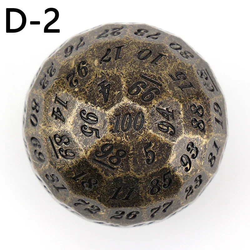 1 pièce de dé à 100 cotés ancien et géant