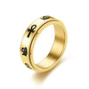 anillo egipcio<br> Cruz Ankh de oro