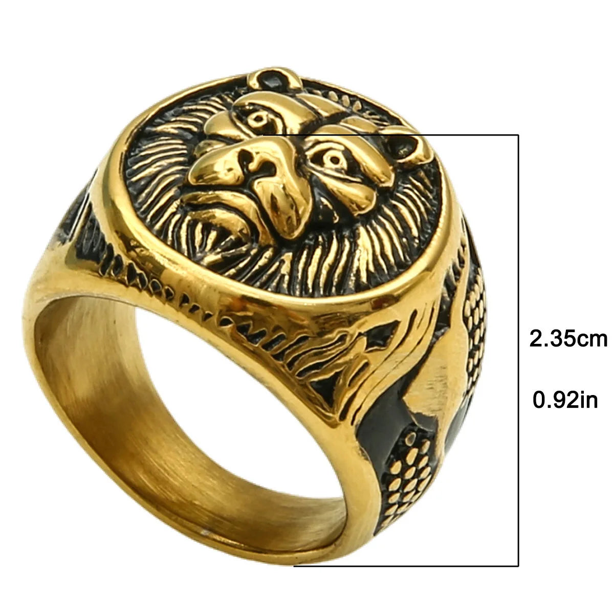 Bague égyptienne en acier Rune de Miysis