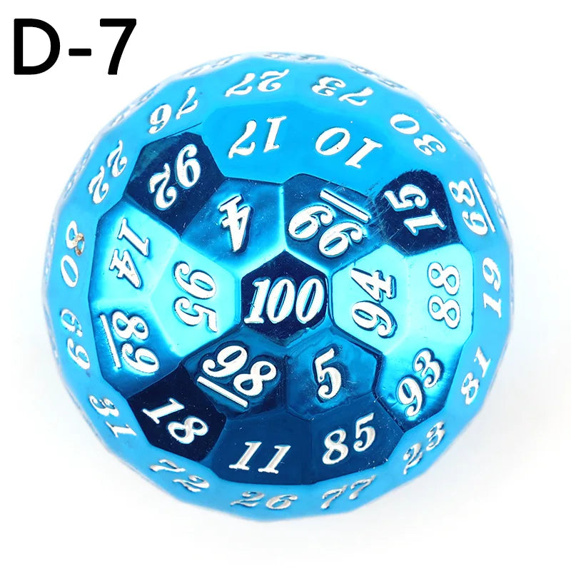 1 pièce de dé à 100 cotés ancien et géant