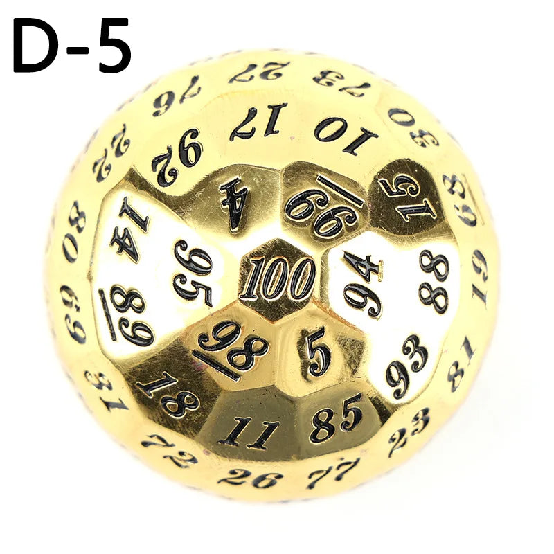 1 pièce de dé à 100 cotés ancien et géant
