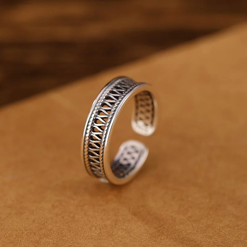 Bague égytienne en cuivre adjustable