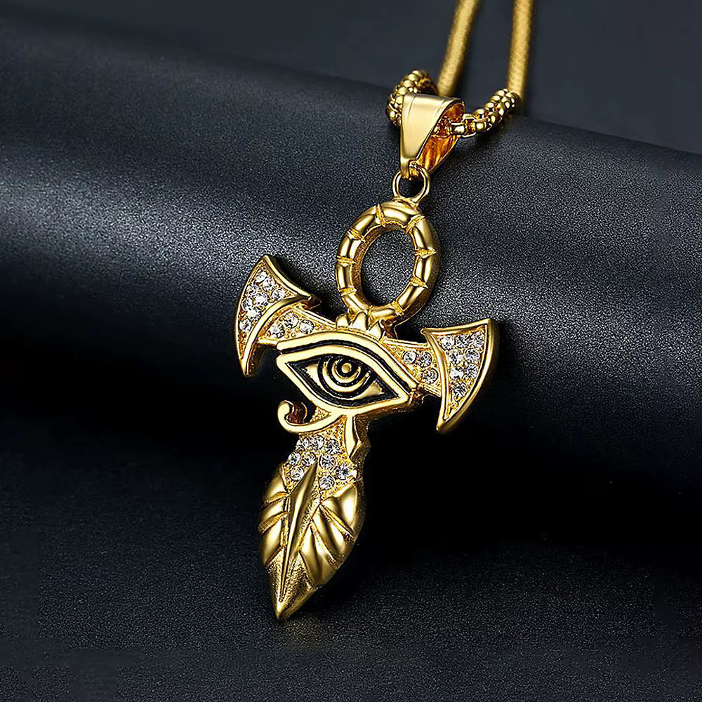 Amuleto Egipcio<br> Ankh y Ojo de Horus