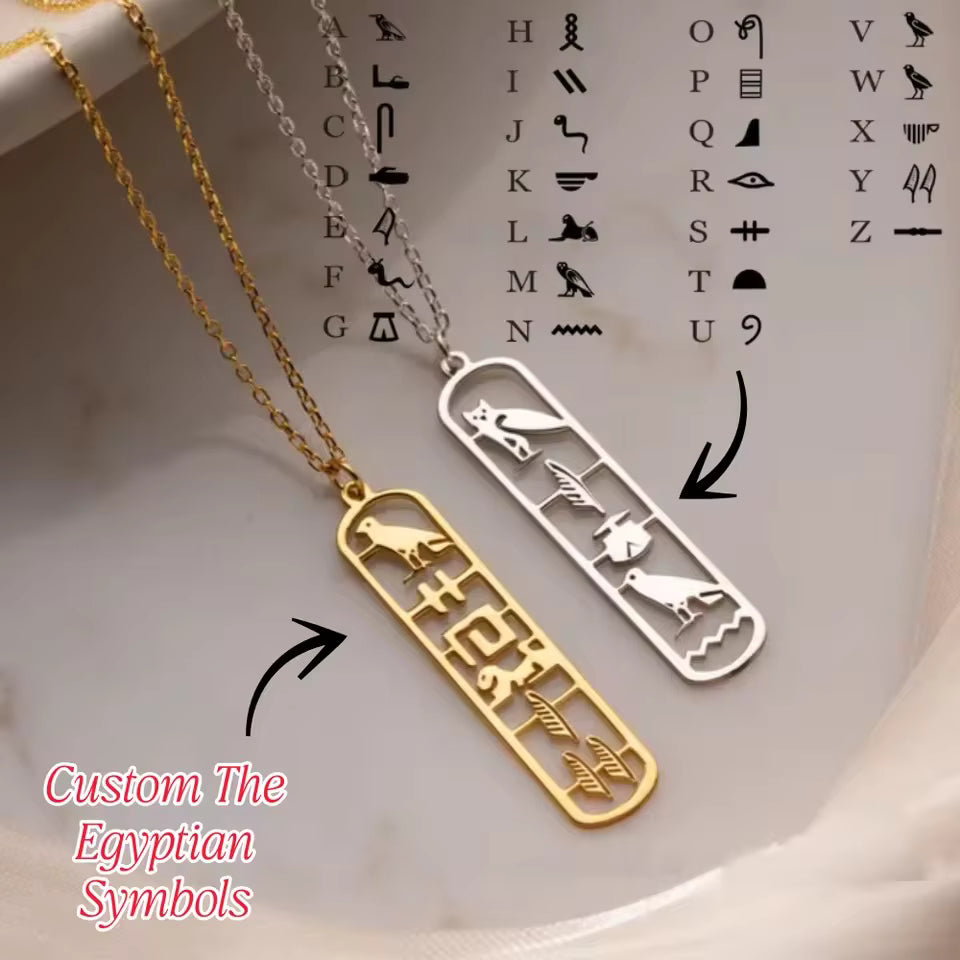 Collier Égyptien <br> Cartouche Égyptien