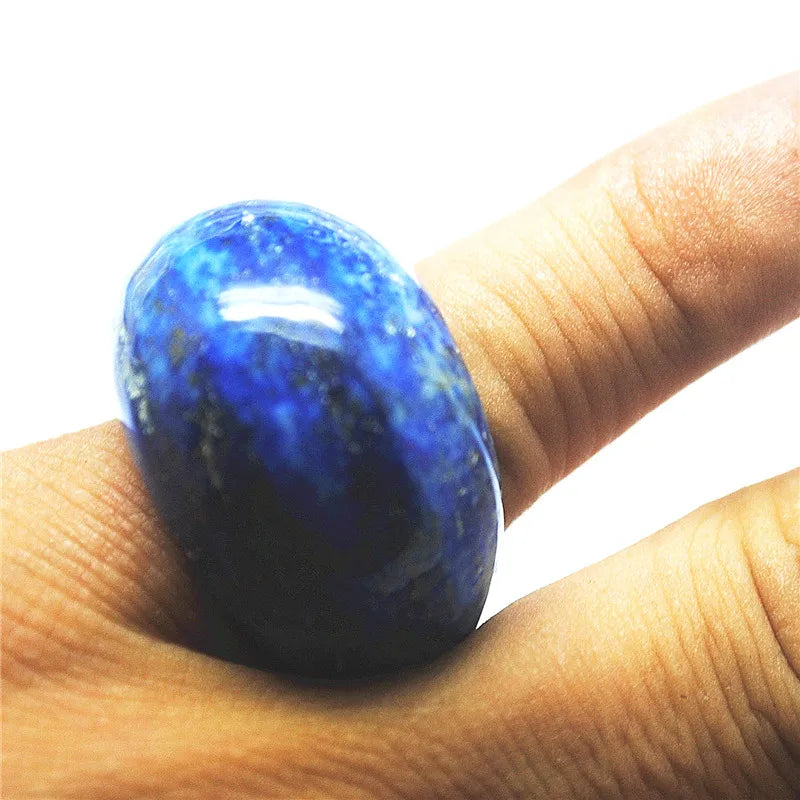 Bague égyptienne  en pierre Lapis lazuli sacrées
