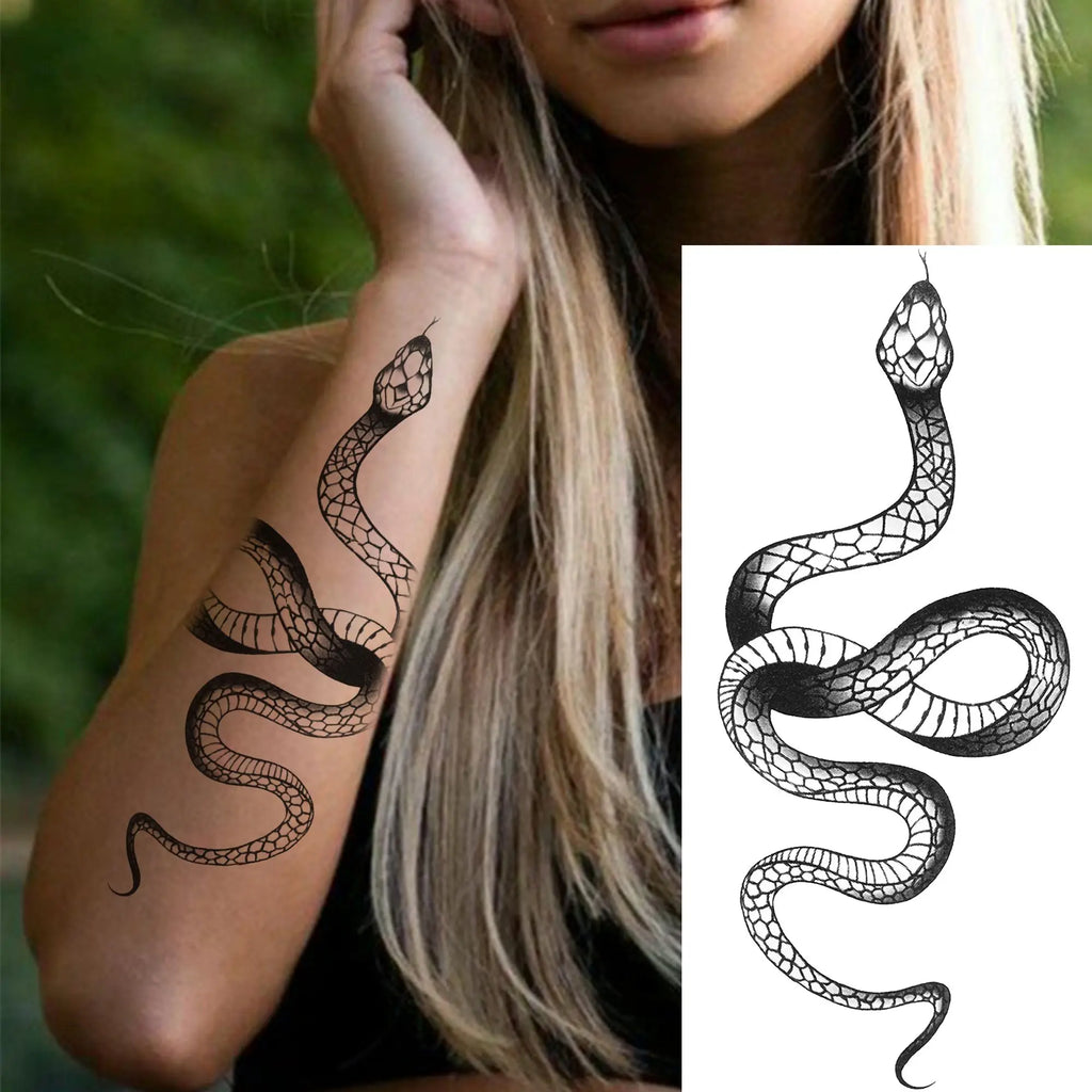 Tatouages rose serpent