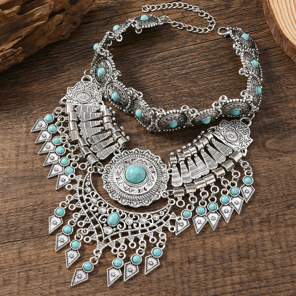 Collier Plastron antique de la déesse Hathor