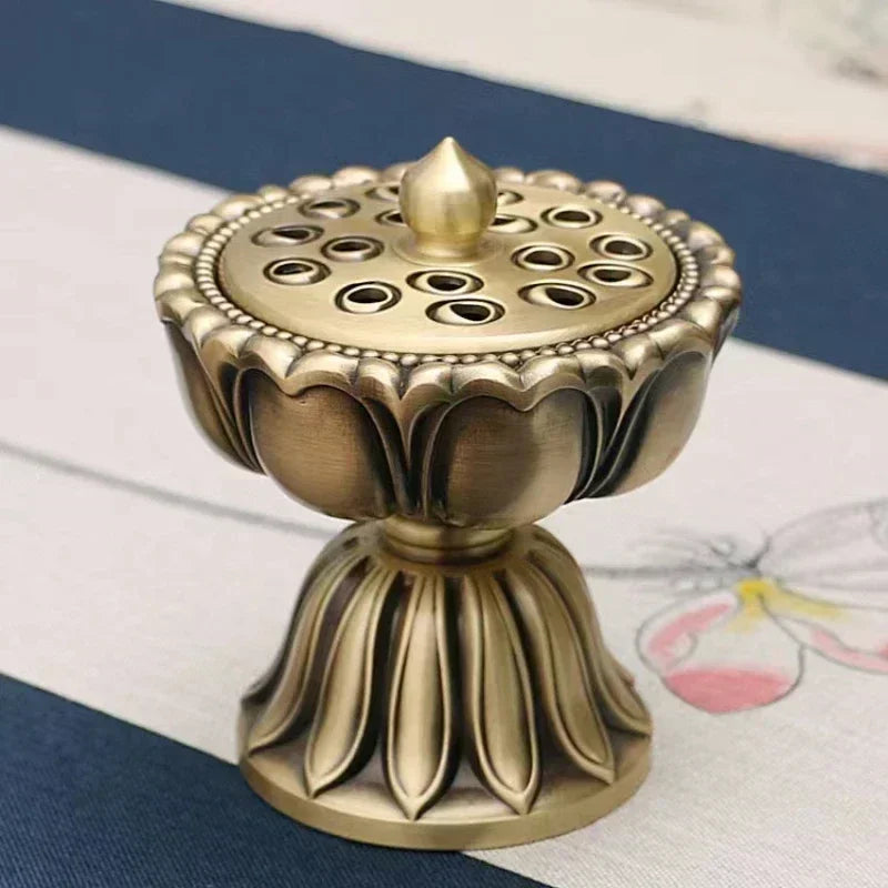 Brûleur-encens lotus pur vintage