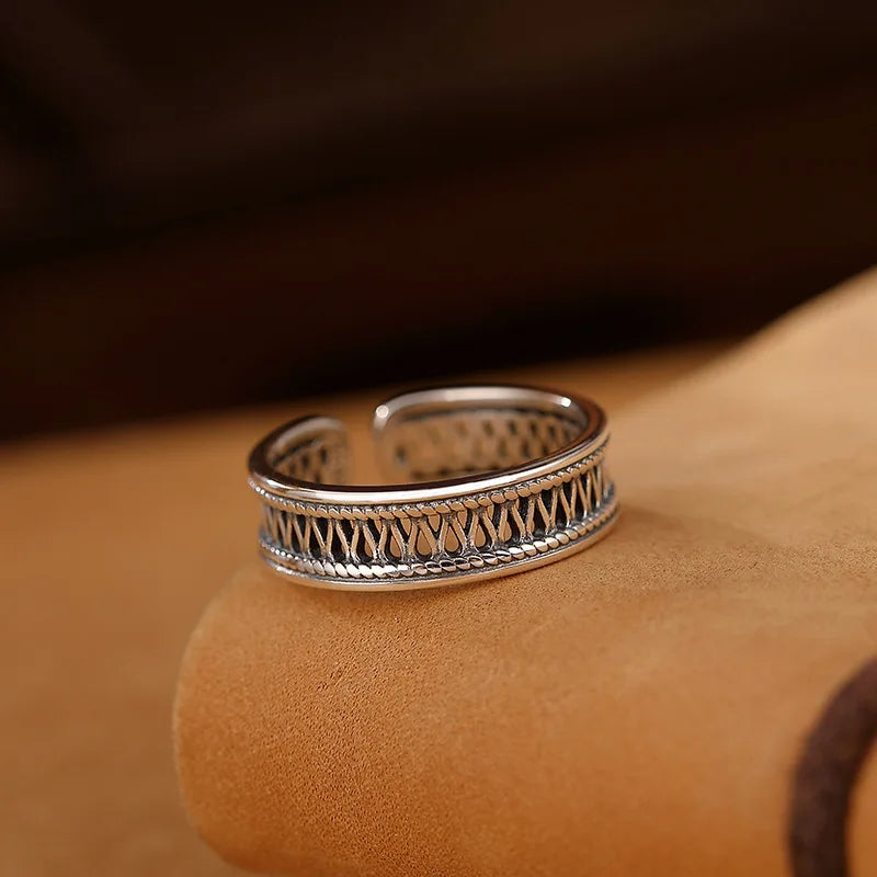 Bague égytienne en cuivre adjustable