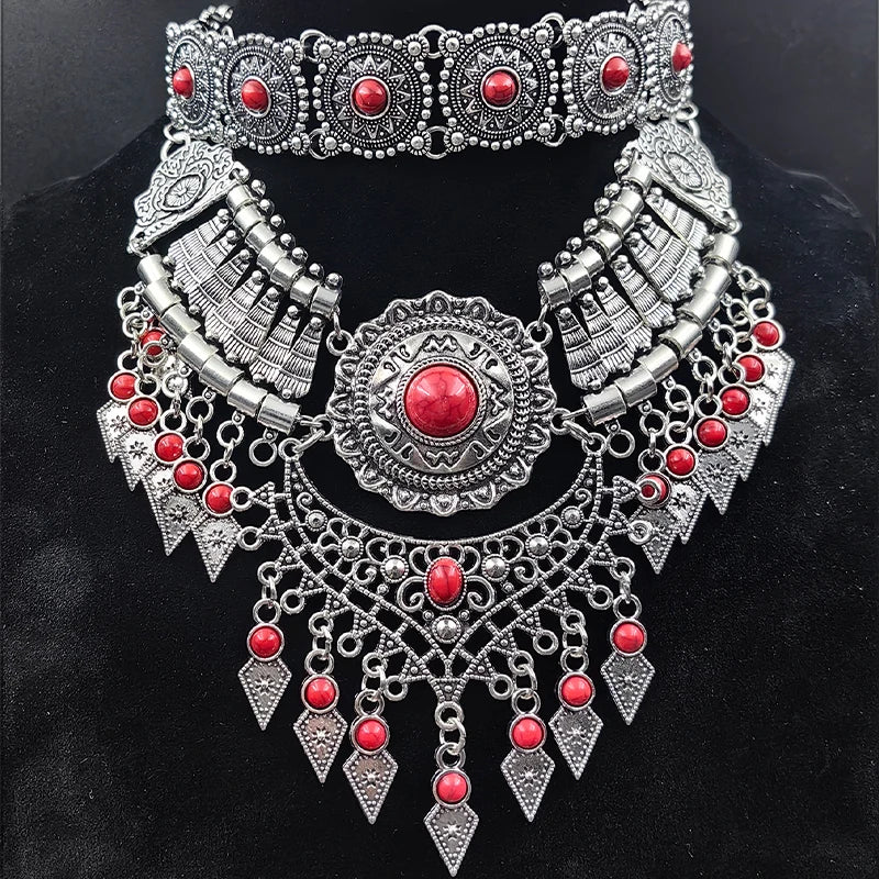 Collier Plastron antique de la déesse Hathor