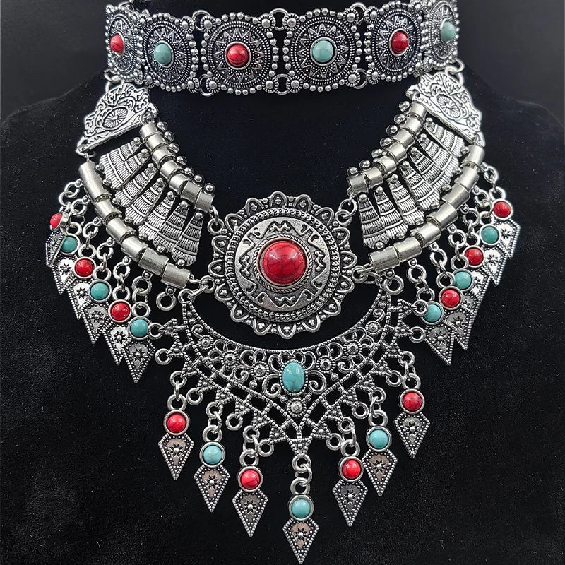 Collier Plastron antique de la déesse Hathor