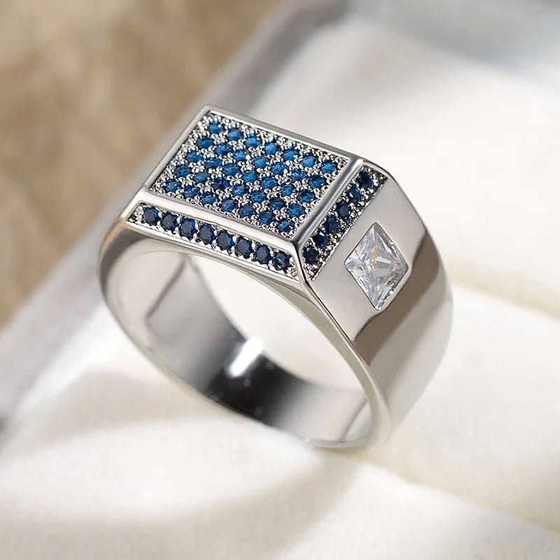 Bague rectangulaire coeur d'Egypte