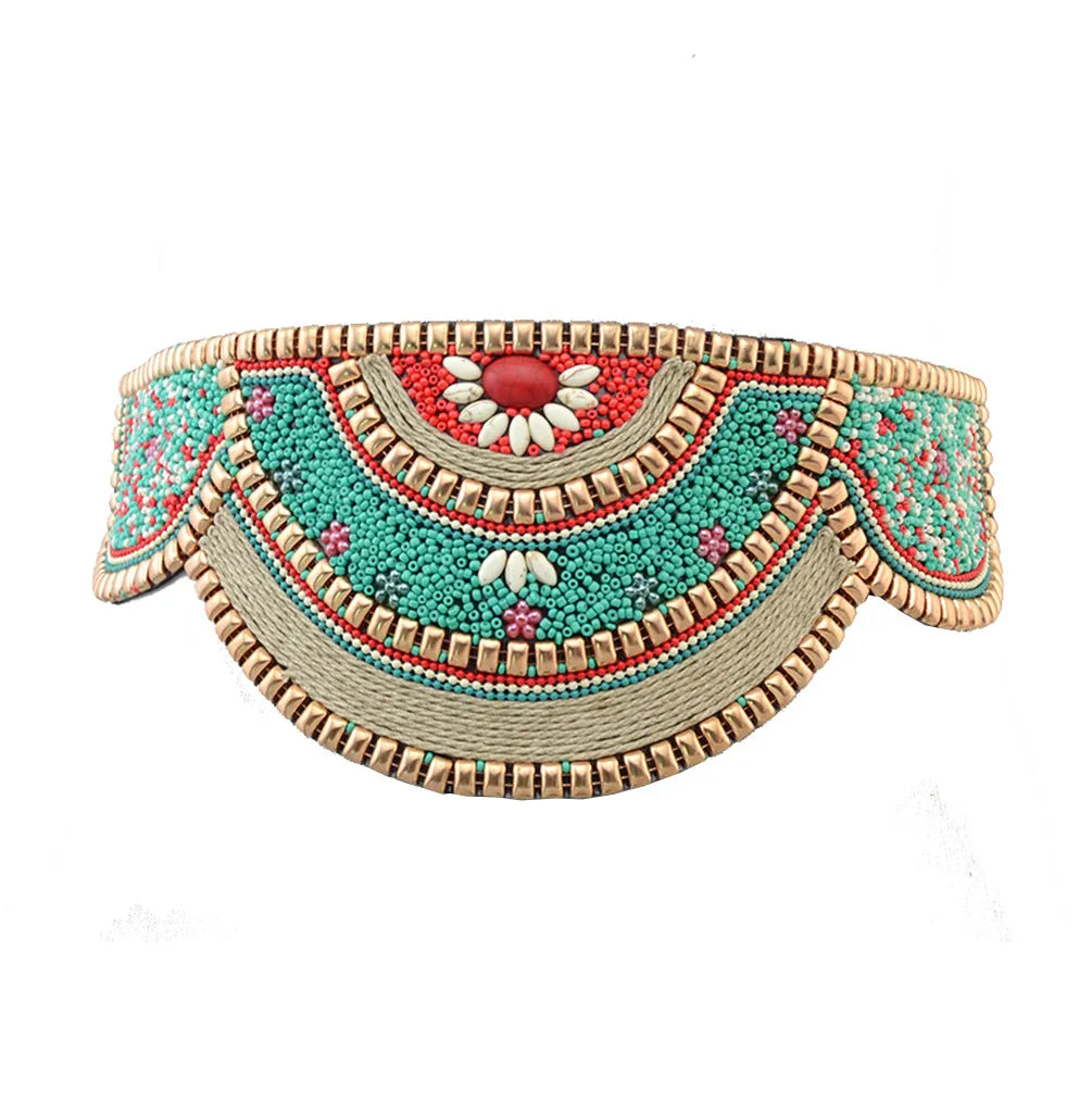 Ceinture au corps ethnique ajustable