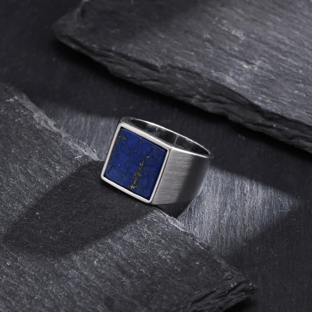 Bague en pierre verte