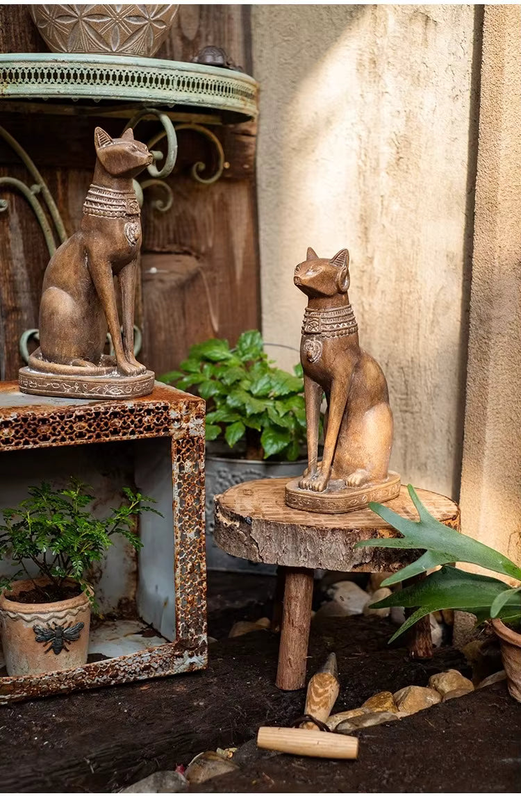 estatua egipcia<br> gato egipcio