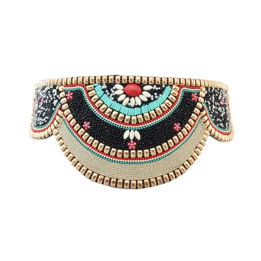 Ceinture au corps ethnique ajustable
