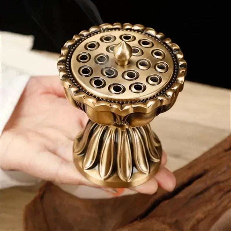 Brûleur-encens lotus pur vintage