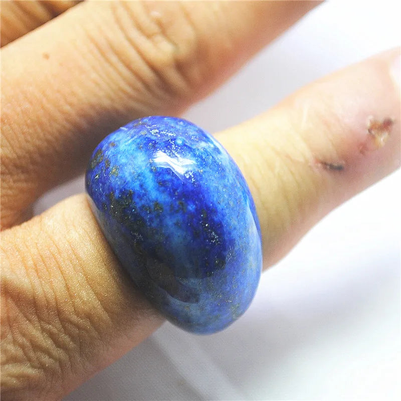 Bague égyptienne  en pierre Lapis lazuli sacrées