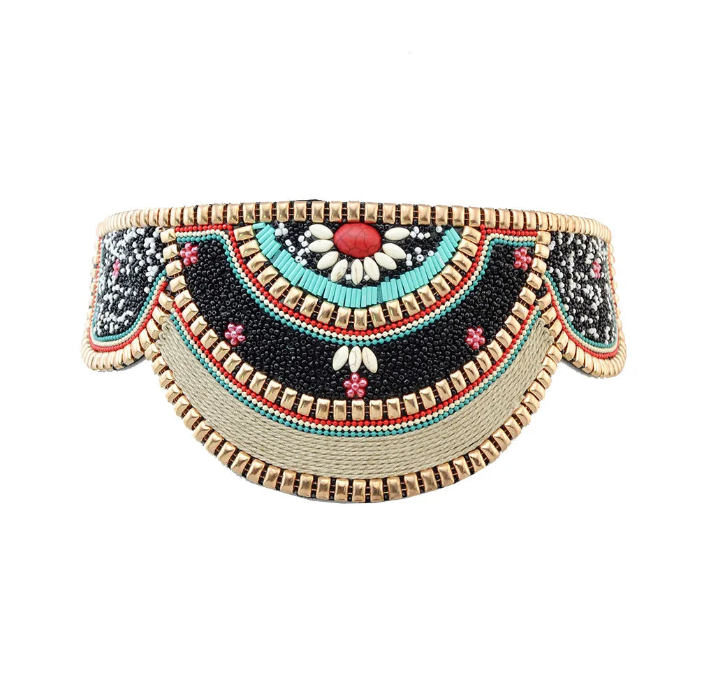Ceinture au corps ethnique ajustable