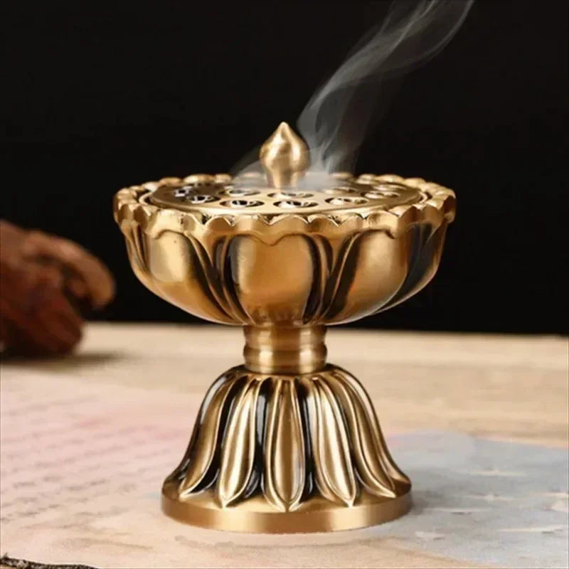 Brûleur-encens lotus pur vintage