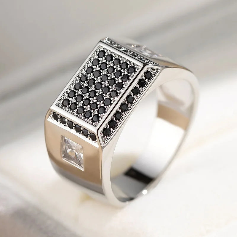 Bague rectangulaire coeur d'Egypte