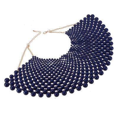 Collier Plastron <br> Perle