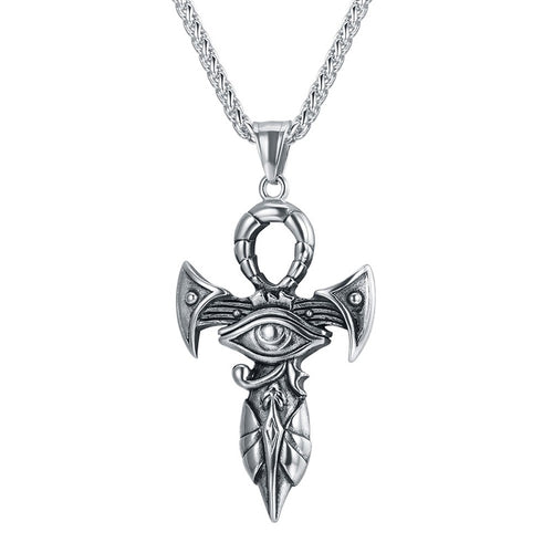 pendentif croix égyptienne Argent homme 