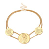 collar egipcio<br> Monedas Faraón Carpe Diem