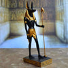 estatua egipcia<br> anubis de pie