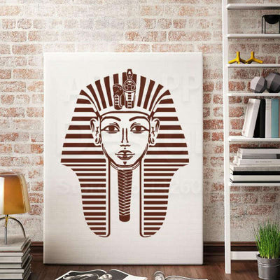Vinilo decorativo egipcio<br> Faraón Tutankamón