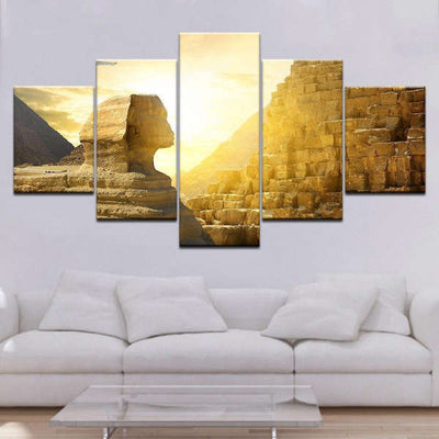 Pintura egipcia<br> Gran Esfinge