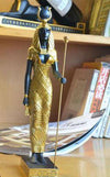 Statue Égyptienne <br> Isis / Pharaon Toutankhamon