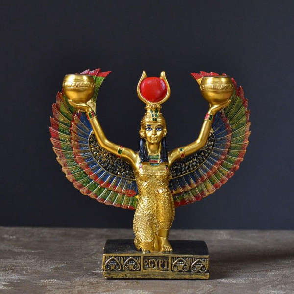 Ankh en pierre moulée fait main, clé de vie, décoration murale égyptienne - France Ankh en pierre moulée fait main, clé de vie, décoration murale égyptienne - France
