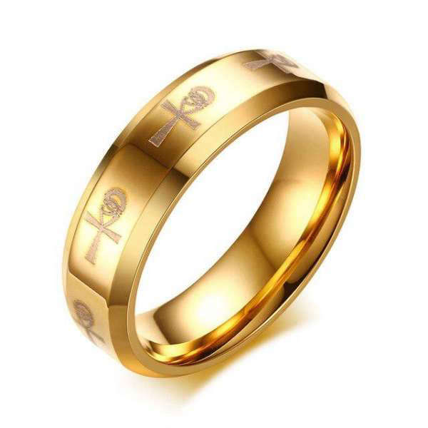 Bague croix ankh store