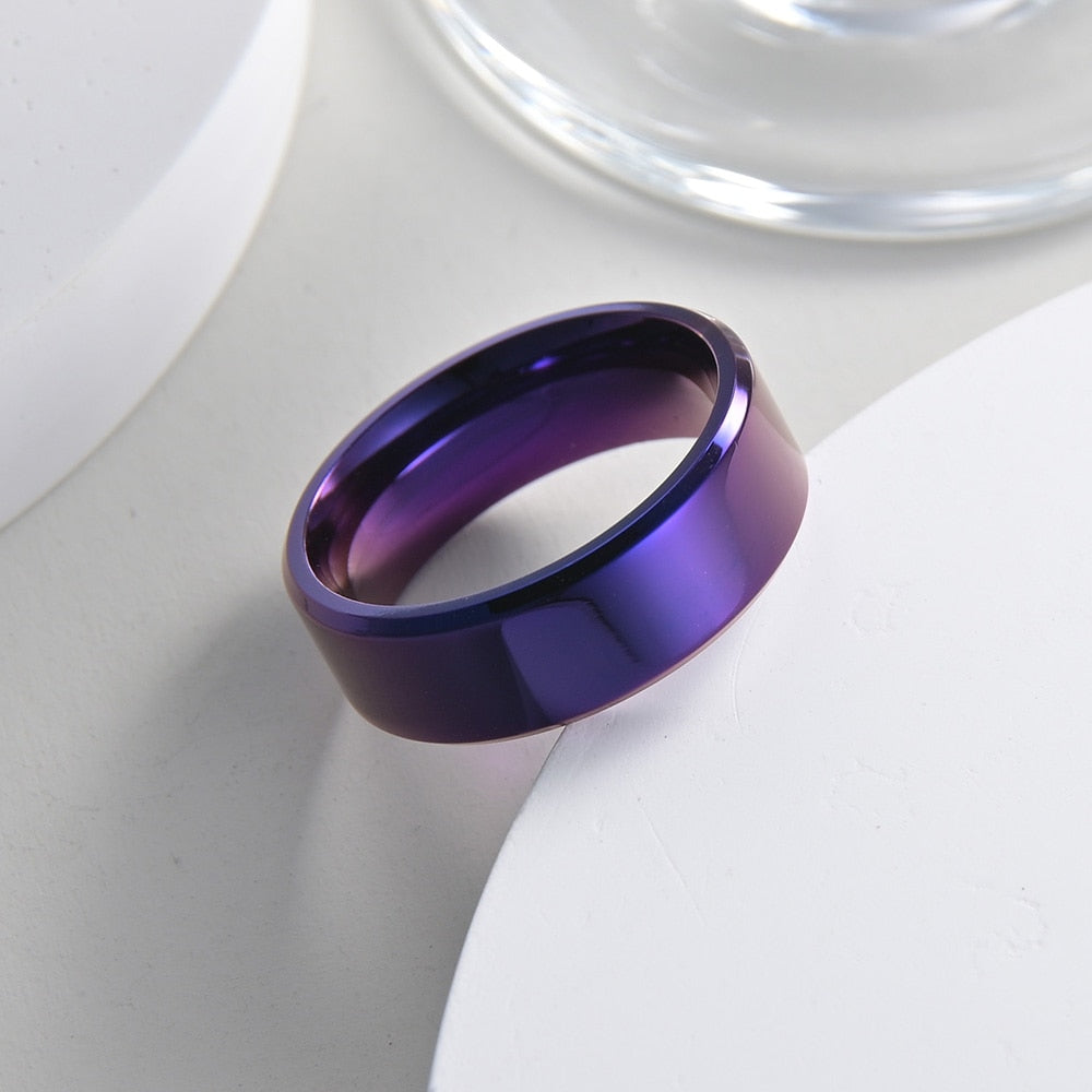 Bague en violet