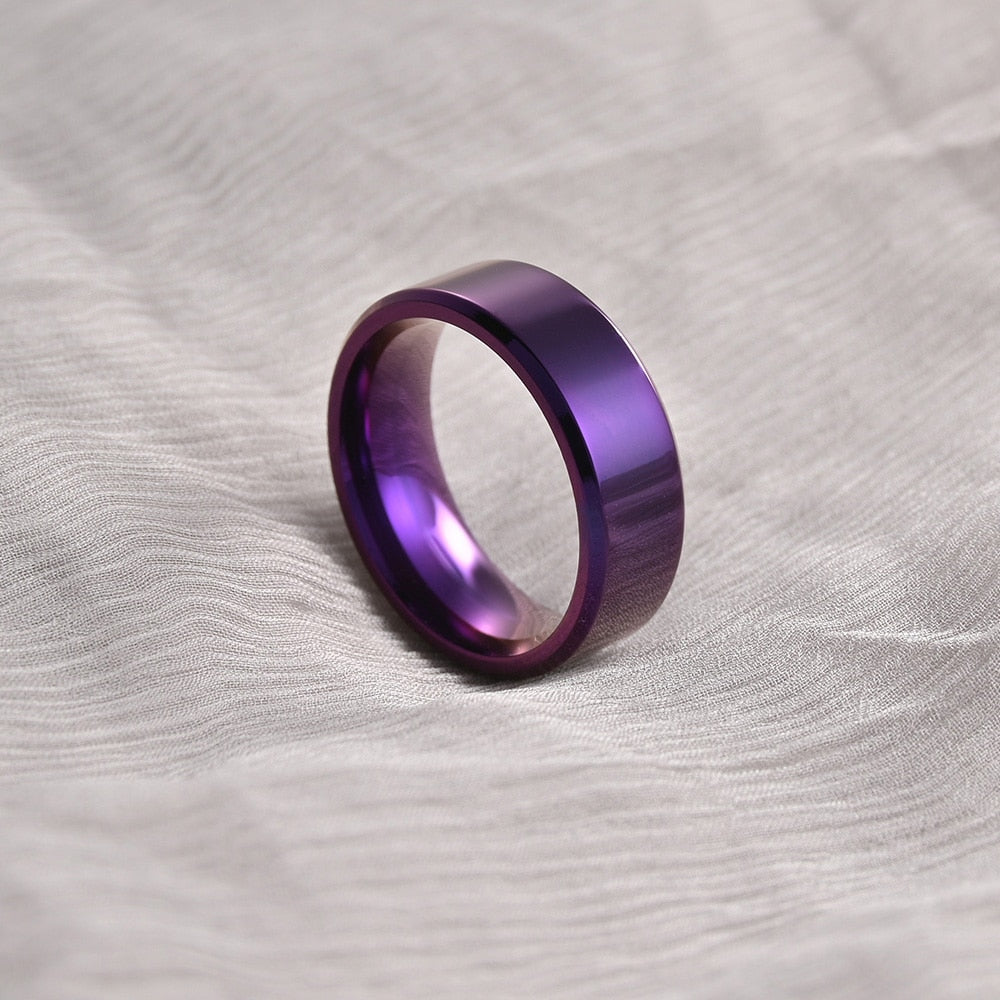 Bague en violet