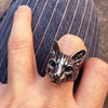 Bague bastet argent