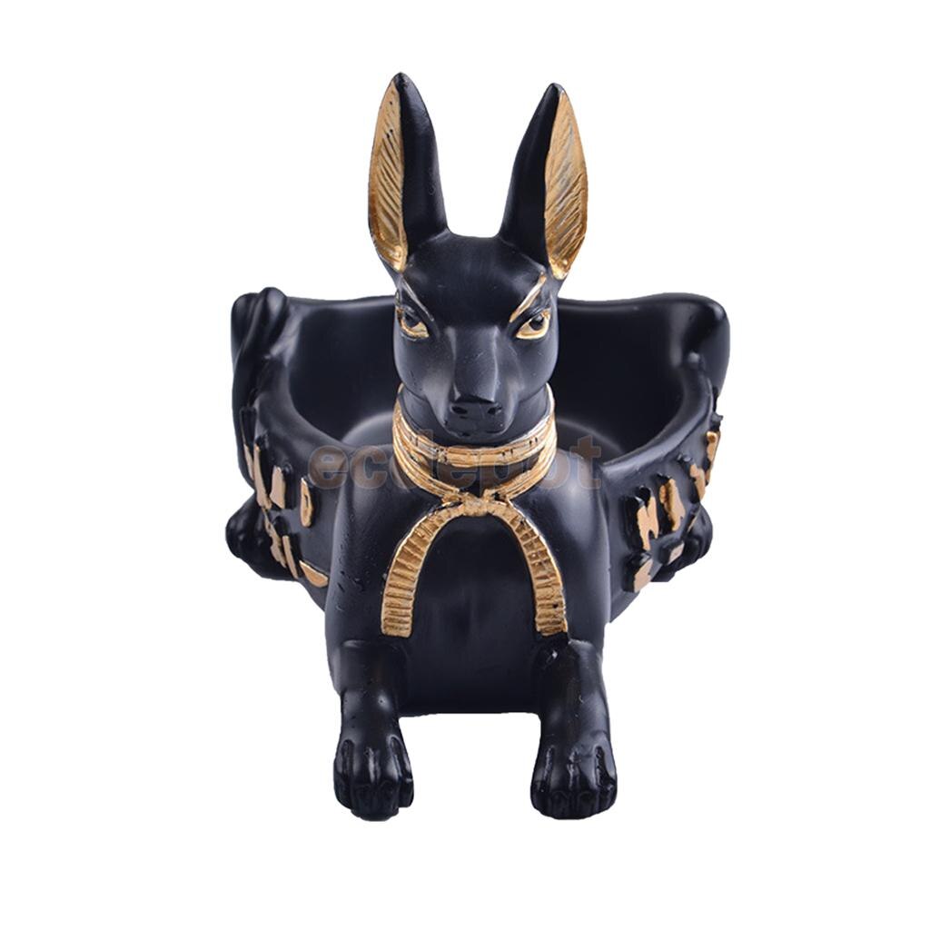 Objeto egipcio<br> Cenicero Anubis