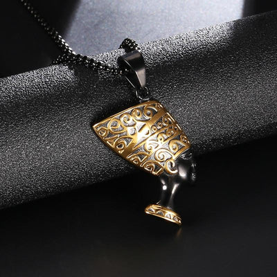 Collier pendentif nefertiti