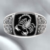 Bague Égyptienne <br> Scorpion en Argent